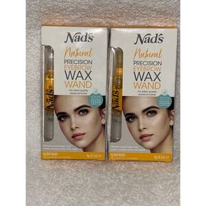 Nad's Natural Precision Eyebrow Wax Wand Vegan X2